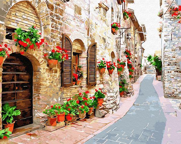 Картина за номерами 40х50 см Brushme Квіткова вулиця (GX 34015), фото 1