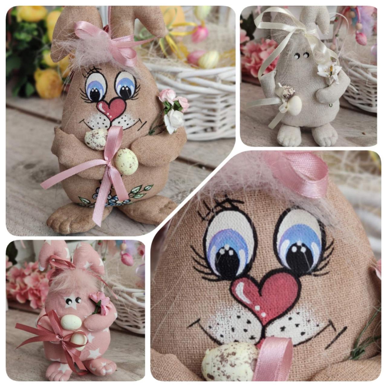 Яйце великоднє Кролик, Н-18-20 см,заготовка для віночка або підвіска для корзини., фото 1