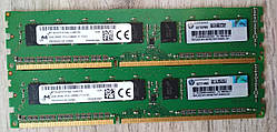 8 GB 2x4GB DDR3 1600MHz Micron PC3 12800E 2Rx8 RAM Оперативна пам'ять