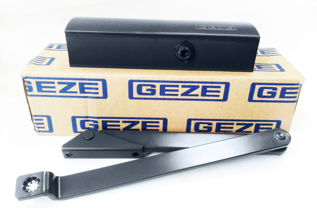 Доводчик дверной Geze TS 1500 до 80 кг антрацит (Германия) - фото 1 - id-p1361616823