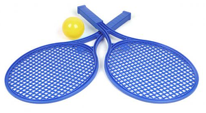 Дитячий набір для тенісу синій ТЕХНОК 53х24,5х9 см