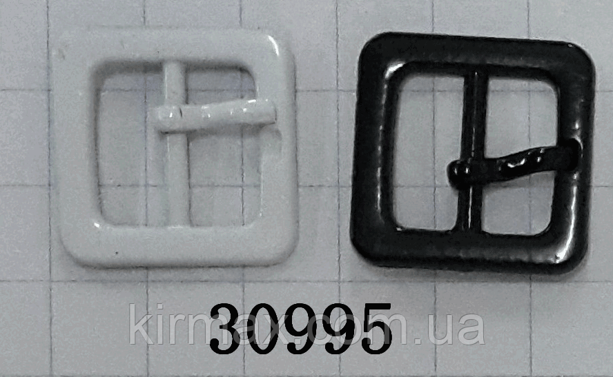 Пряжка 30995 білий 16мм, фото 1