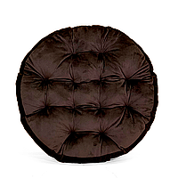 Подушка на стул круглая стеганная серия Элит Велюр 40х40х8