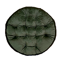 Подушка на стул круглая стеганная серия Элит Велюр 40х40х8