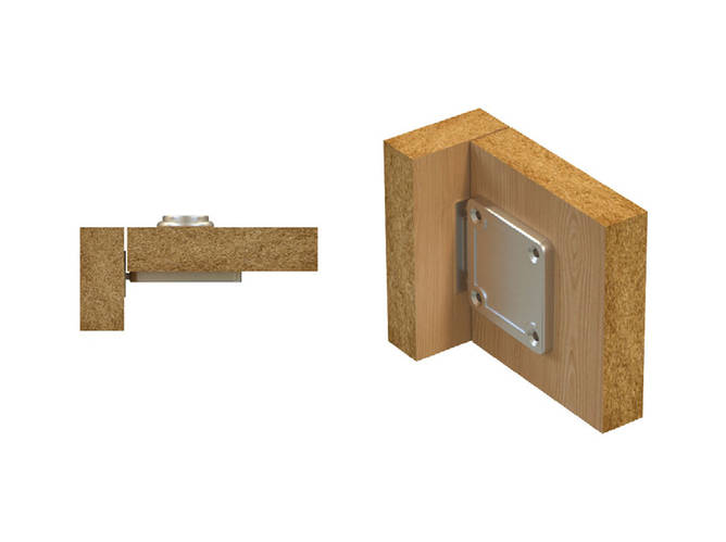 Купить Замок накладной с собачкой, цена 66.57 грн — Prom.ua (ID#515016914)