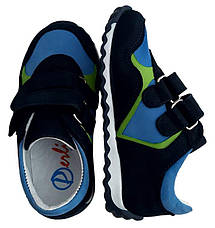 Кросівки Perlina 4SERIY Блакитний з сірим, фото 2