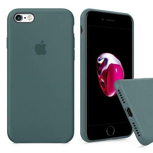 Чохол Silicone FULL case для IPhone 6/6s Pine green зелений