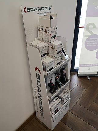 Картонний стенд - Scangrip Mini sales display - Knockdown (49.0192), фото 3