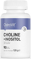 Поддержка печени и нервной системы OstroVit - Choline + Inositol (90 таблеток)