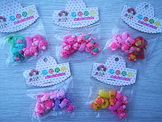 Дитячі гумки для волосся "Кітті" 4 шт.