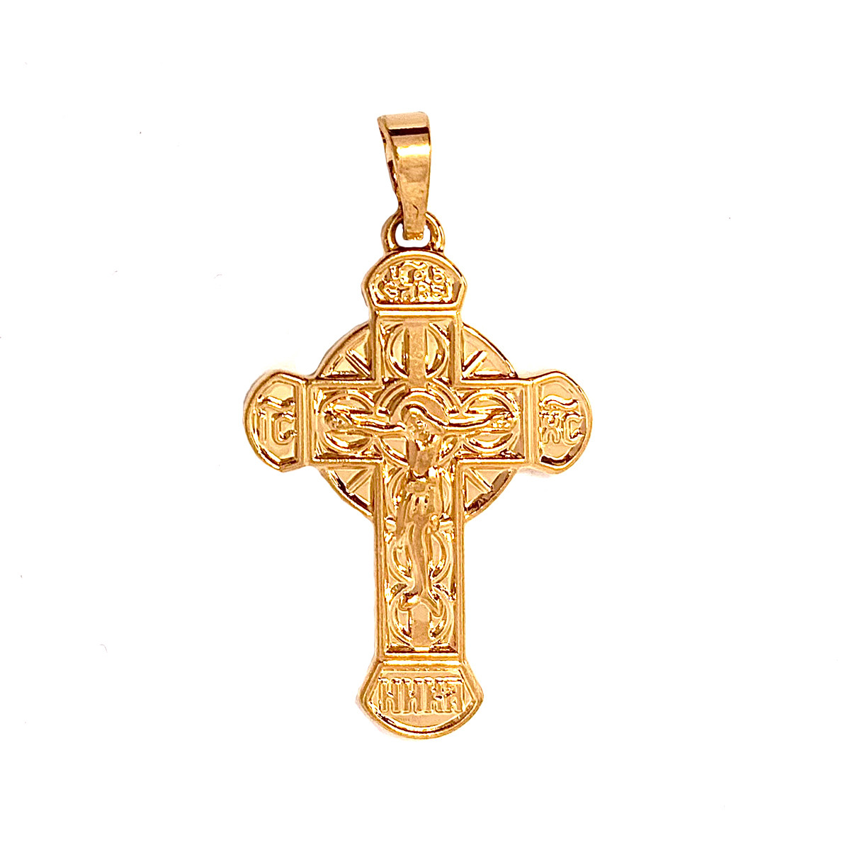Хрестик Xuping з медичного золота, позолота 18K, 42551 (1)