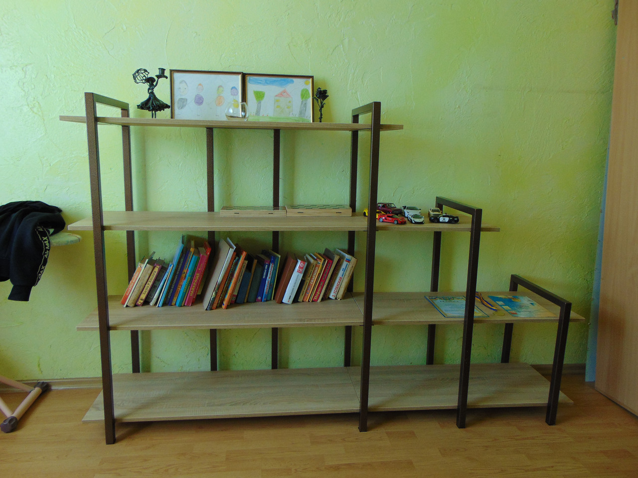Стеллаж книжковий 1300х400х2100, СТЖ39