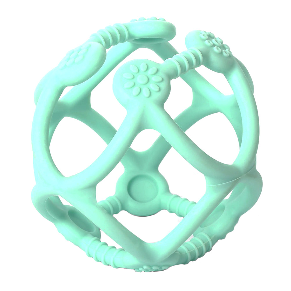 Прорізувач для зубів ортодонтичний "Сфера" бірюзовий BabyOno (5901435410943)