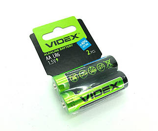 Батерейка Videx LR6/AA 2pcs SHRINK CARD