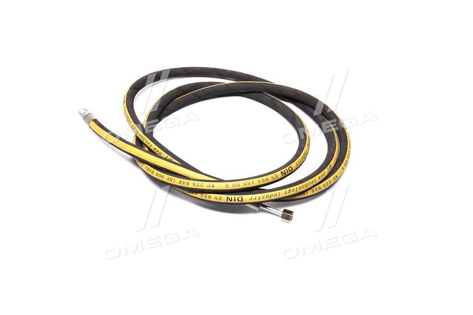 Шланг приймача механічного покажчика датчика тиску масла ПРЕМІУМ (L = 2600 мм., Гайка-штуцер)., фото 1