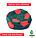 Крісло м'яч «BOOM» 80см 3х-кольоровий (зелено-жовтий), фото 6