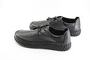 Жіночі туфлі мокасини Aras Shoes 111 чорні на шнурівці, фото 2