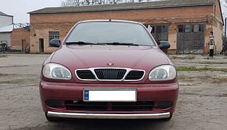 Захист переднього бампера ВС Daewoo Lanos 1998+ г.в. Део Ланос