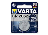 Батарейка літієва VARTA Lithium CR2032 3V 1pc BLISTER CARD, фото 4