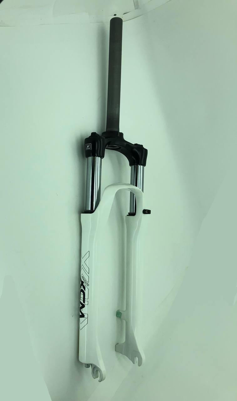 Вилка SR Suntour 26 Х ст DISK, 1-1 / 8 "х260мм, хід: 100мм, біла