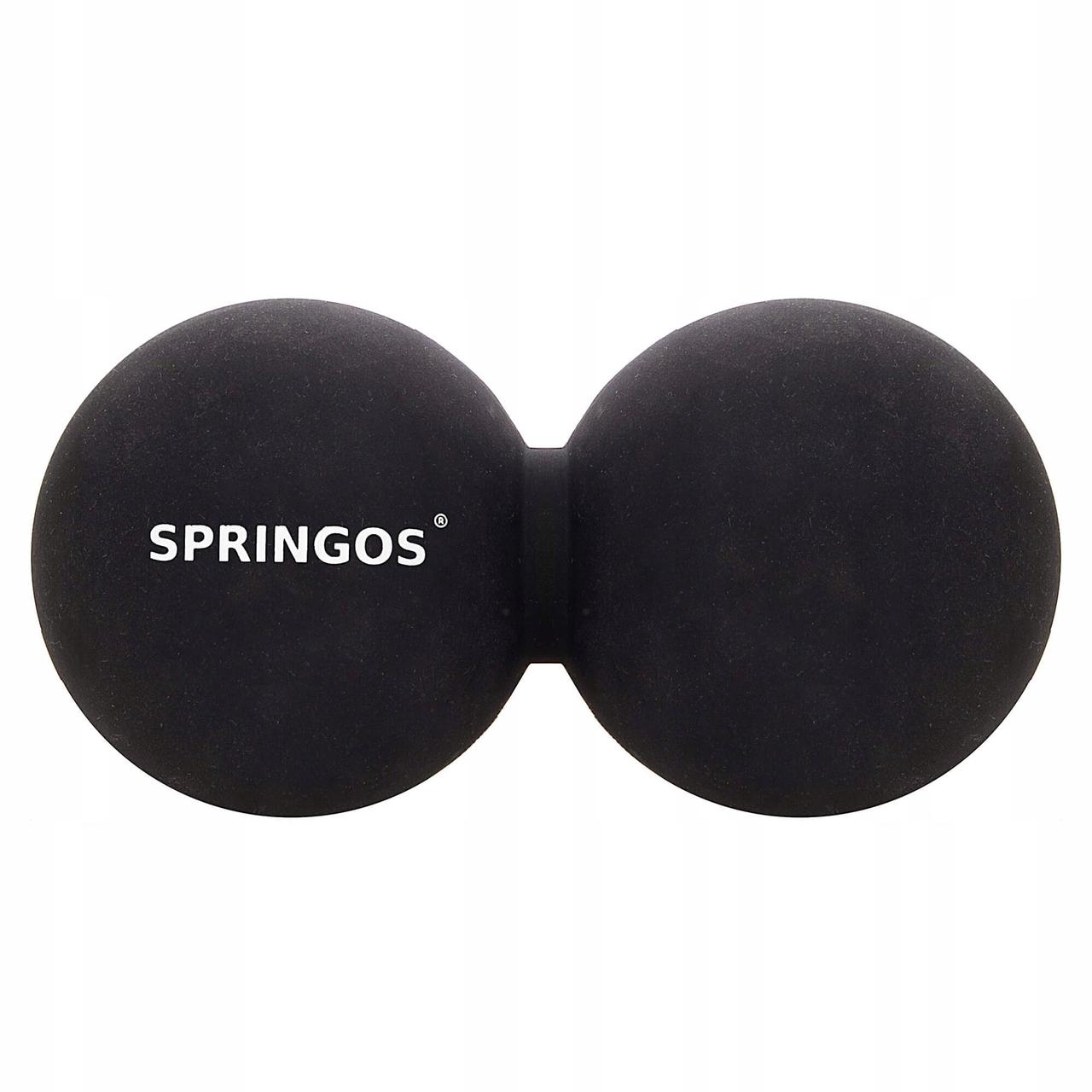 Масажний м'яч подвійний Springos Lacrosse Double Ball 6.5 x 13 см FA0053