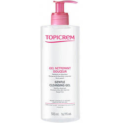 Мягкий очищающий гель для тела и волос Topicrem Gentle Cleansing Gel 500 мл