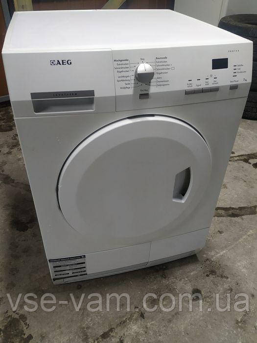 Сушильна машина AEG Т6547ОАН1/950W/7 Kg/A+++/Тепловий насос б.у, фото 1