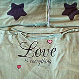 Полуторний комплект постільної білизни з простирадлом на гумці, Постільна білизна з фланелі 1,5 полуторка, фото 3