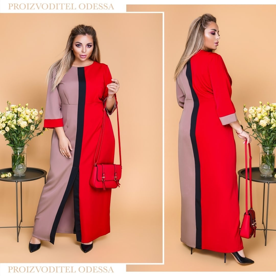 Сукня БАТАЛ в підлогу