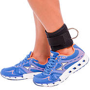 Манжет (ремінь) для силової тяги на гомілку та зап'ясток Ankle Strap (нейлон, метал, l-48см), фото 3