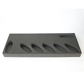 D5UGL_O Тримач / Ложемент під приклад для 5 рушниць з оптикою Тип UGL_O. Розташування під кутом (40/646/254)