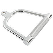 Ручка для тренажера одинарна закрита з насічкою Record (р-р 15x18 см, трапеція), фото 2