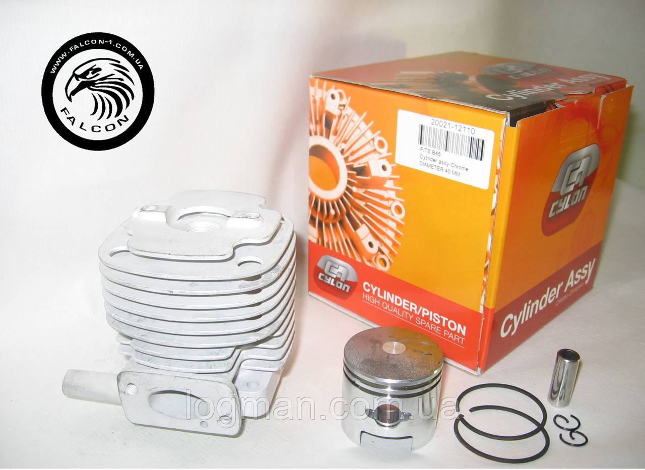 Циліндр з поршнем Шиндайва B450 B530 2002112111 2002112110 70198-12110 для бензокосами Shindaiwa, фото 1