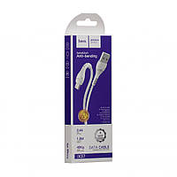 Кабель Micro USB 2.4А Білий X37, 19647 Hoco