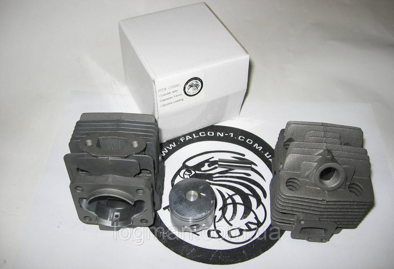 Циліндр з поршнем Daewoo, Mitsubishi, Zenoah BG260 1E34F, 4C-60 для бензокосами