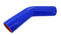 Патрубок силиконовый (150 мм х 150 мм) (135` - угол) (d=55 толщ = 4 мм)