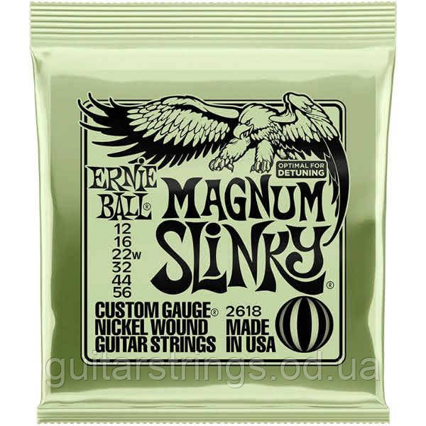 Струны Ernie Ball 2618 Magnum Slinky Drop Tuning 12-56