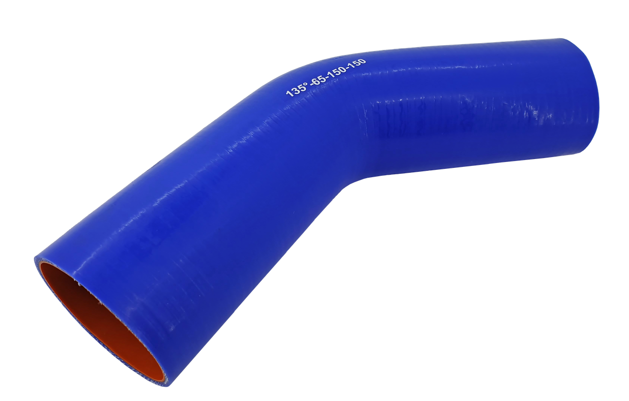 Патрубок (150 мм х 150 мм) (135` - угол) (d=65 толщ = 4 мм), фото 1