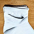 Шкарпетки чоловічі спорт короткі білі бавовна 41-44, фото 4