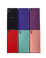 Силиконовый чехол Silicone Cover на телефон Sony Xperia XA1 / Сони иксперия ха1