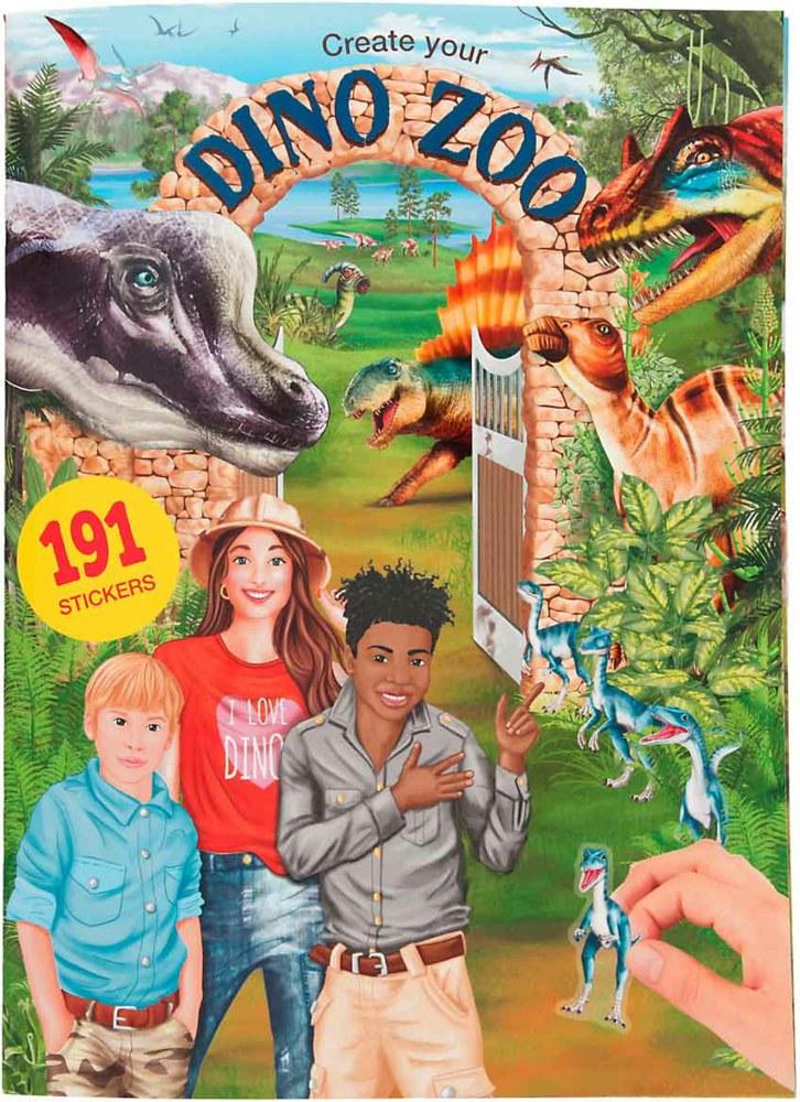 Альбом із наліпками "Зоопарк з динозаврами" Dino World 411400 (4010070569204)