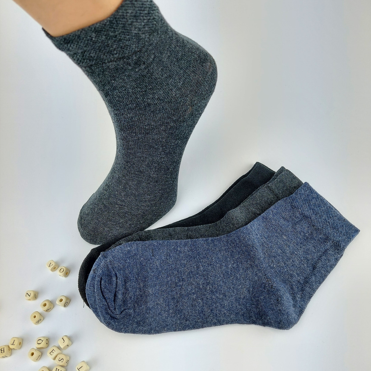 Чоловічі шкарпетки у наборі 8 пар, класичні 40 - 45 р.
