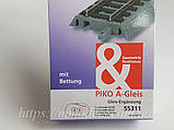 PIKO A-track 55311 Набір рейок для розширення рейкової колії, сет B, масштабу 1:87, H0, фото 3