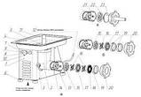 М'ясорубка МІМ 300 (220 / 380) промислова, фото 5