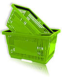 Закупівельний кошик Покупця для супермаркетів синій різні кольори, фото 3