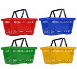 Купівельна корзина для супермаркетів всі кольори Кошик покупця, фото 6