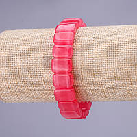 Браслет натуральний камінь Турмалін прямокутні ланки d-14х10мм+- L- 18см+- купити біжутерію оптом в інтернеті