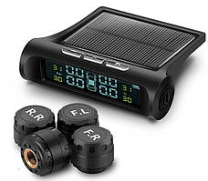 Система контролю тиску та температури в шинах TPMS з датчиками та сонячною панеллю