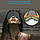 Маска для сну та релаксу + беруші. Пов'язка на очі. Наглазна маска жіноча чоловіча D2 Чорна, фото 7