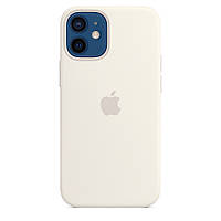 Чехол Apple для iPhone 12 mini Silicone Case with MagSafe White (MHKV3ZE/A)